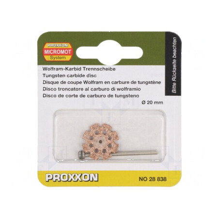 Disc de tăiere 20mm cu ştift de montare | Electronic-mag.ro | Componente Electronice