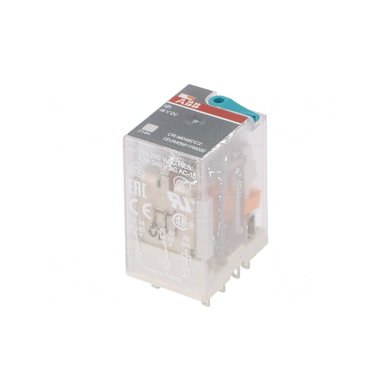 Releu electromagnetic DPDT 48VDC 12A | Electronic-mag.ro | Componente Electronice Releu electromagnetic DPDT 48VDC 12A | Electronic-mag.ro | Componente Electronice