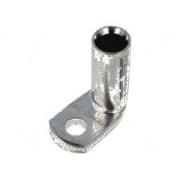 Vârf inelar tubular M10 95mm2 crimpat cablu unghi 90° | Electronic-mag.ro | Componente Electronice
