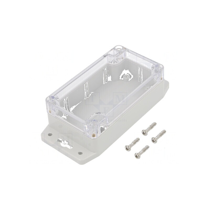 Carcasă universală 65mm x 115mm x 40mm cu lame de fixare | Electronic-mag.ro | Componente Electronice