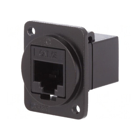 Adaptor FT Cat 5e 8p8c RJ45 soclu, ambele părţi | Electronic-mag.ro | Componente Electronice