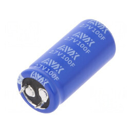 Supercondensator SNAP-IN 100F 2,7VDC 10mm Raster | Electronic-mag.ro | Componente Electronice