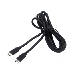 Cablu USB 2.0 USB C 1,5m negru PVC 60W | Electronic-mag.ro | Componente Electronice