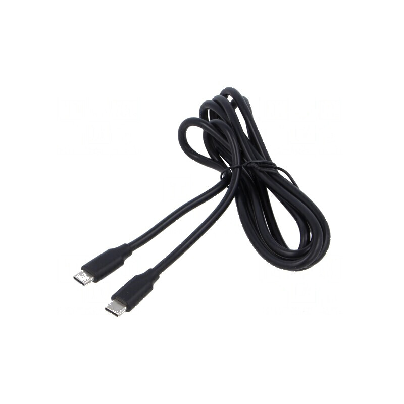 Cablu USB 2.0 USB C 1,5m negru PVC 60W | Electronic-mag.ro | Componente Electronice Cablu USB 2.0 USB C 1,5m negru PVC 60W | Electronic-mag.ro | Componente Electronice