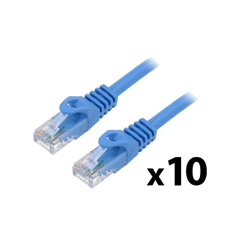 Patch cord U/UTP 6 litat CCA PVC albastru 1m 26AWG | Electronic-mag.ro | Componente Electronice Patch cord U/UTP 6 litat CCA PVC albastru 1m 26AWG | Electronic-mag.ro | Componente Electronice