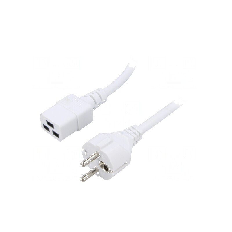 Cablu 3x1,5mm2 CEE 7/7 IEC C19 mamă PVC 2m alb | Electronic-mag.ro | Componente Electronice Cablu 3x1,5mm2 CEE 7/7 IEC C19 mamă PVC 2m alb | Electronic-mag.ro | Componente Electronice