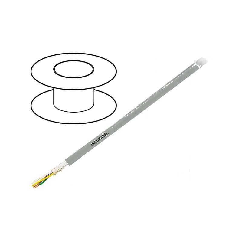 Cablu de control SUPERTRONIC® 14x0,34mm² PVC gri | Electronic-mag.ro | Componente Electronice