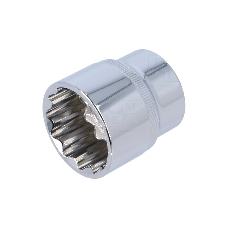 Cap tubular 12-puncte 1 1/4 1/2 44mm oţel crom-vanadium | Electronic-mag.ro | Componente Electronice