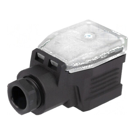 Conector cu valvă mufă 18mm mamă PIN 4 unghi 90° | Electronic-mag.ro | Componente Electronice