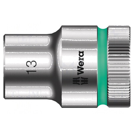 Cap tubular HEX 13mm 1/2" 6-puncte oţel crom-vanadium 37mm | Electronic-mag.ro | Componente Electronice