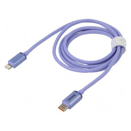 Cablu USB 2.0 Apple Lightning - USB C 1,2m violet | Electronic-mag.ro | Componente Electronice