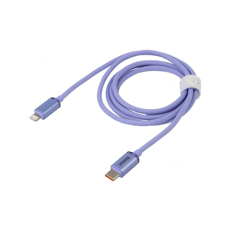 Cablu USB 2.0 Apple Lightning - USB C 1,2m violet | Electronic-mag.ro | Componente Electronice