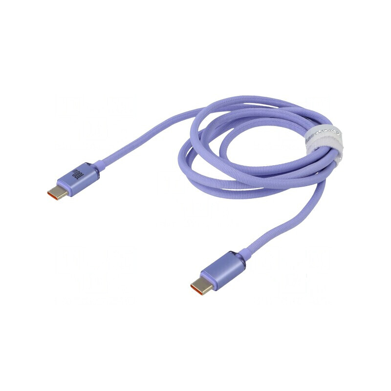 Cablu USB 2.0 USB C 1,2m violet 100W | Electronic-mag.ro | Componente Electronice Cablu USB 2.0 USB C 1,2m violet 100W | Electronic-mag.ro | Componente Electronice