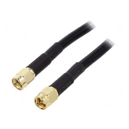 Cablu SMA tată 2m negru 50Ω | Electronic-mag.ro | Componente Electronice