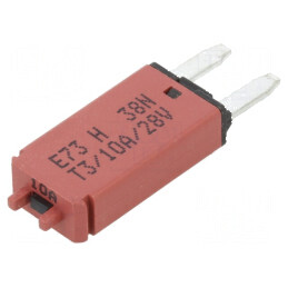 Siguranţă termică 10A 12VDC auto 12,45mm E73 | Electronic-mag.ro | Componente Electronice