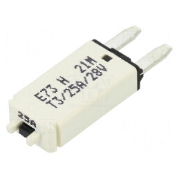 Siguranță termică 25A 12VDC auto 12,45mm E73 | Electronic-mag.ro | Componente Electronice