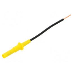 Terminal de măsurare 36A galben, soclu 4mm | Electronic-mag.ro | Componente Electronice