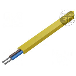 Cablu 2x1,5mm2 ASI BUS automatizări litat Cu neecranat PUR | Electronic-mag.ro | Componente Electronice