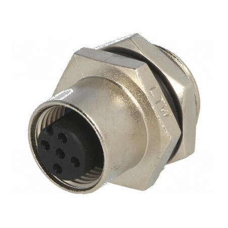 Conector M12 soclu PIN 5 mamă A-DeviceNet CANopen 60V | Electronic-mag.ro | Componente Electronice