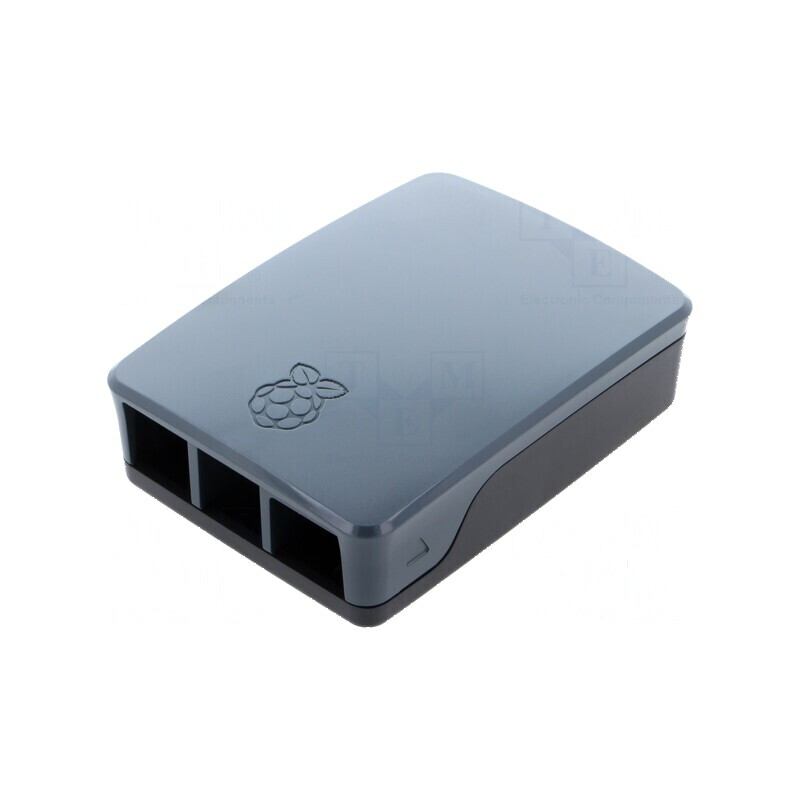 Carcasă Raspberry Pi 4 Neagră/Gri | Electronic-mag.ro | Componente Electronice