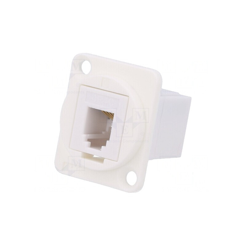 Adaptor FT 4p4c RJ9, 19x24mm, priză din ambele părţi | Electronic-mag.ro | Componente Electronice Adaptor FT 4p4c RJ9, 19x24mm, priză din ambele părţi | Electronic-mag.ro | Componente Electronice