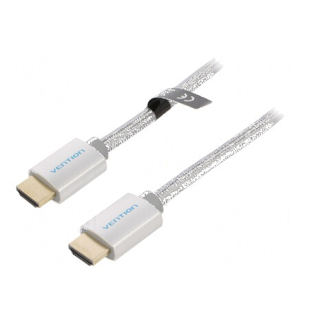 Cablu HDMI 2.0 5m cu mufă HDMI din ambele părţi, PVC textilă | Electronic-mag.ro | Componente Electronice