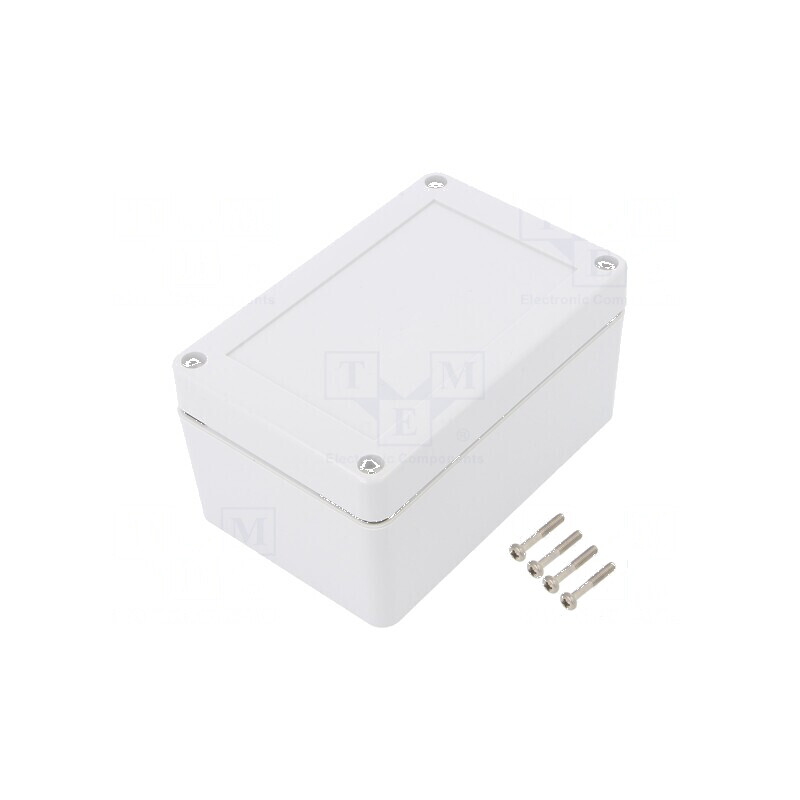 Carcasă universală 80mm x 120mm x 60mm cu bucșă din alamă | Electronic-mag.ro | Componente Electronice