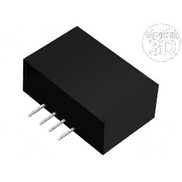 Convertor DC/DC 2W 10,8-13,2V la 5V 400mA SIP | Electronic-mag.ro | Componente Electronice