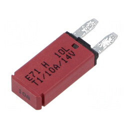 Siguranță termică 10A 12VDC auto 12,45mm E71 | Electronic-mag.ro | Componente Electronice