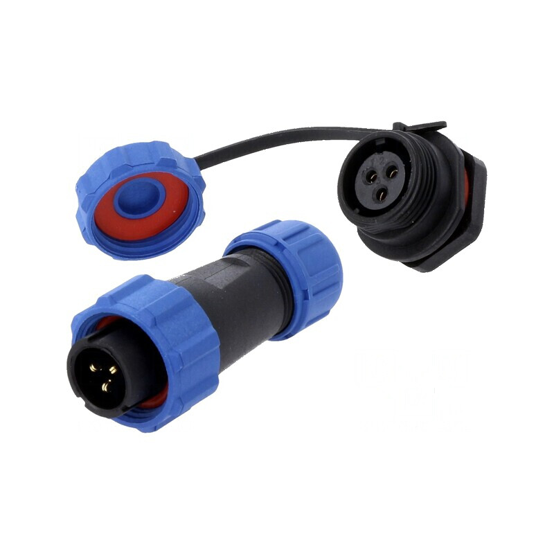 Conector circular tată mamă PIN 3 5A IP67 500V lipire | Electronic-mag.ro | Componente Electronice Conector circular tată mamă PIN 3 5A IP67 500V lipire | Electronic-mag.ro | Componente Electronice