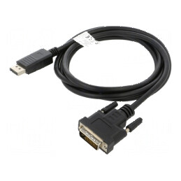 Cablu adaptor DisplayPort 1.2 1,8m negru | Electronic-mag.ro | Componente Electronice