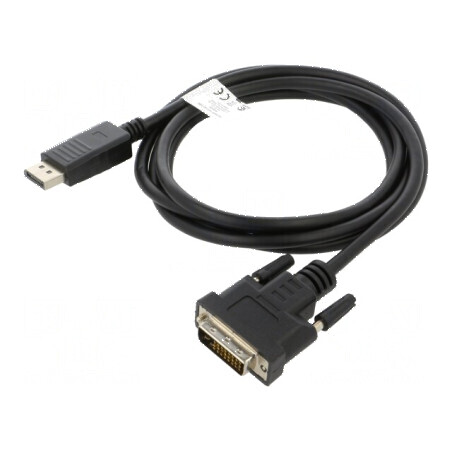 Cablu adaptor DisplayPort 1.2 1,8m negru | Electronic-mag.ro | Componente Electronice