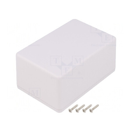 Carcasă universală ABS albă IP40 70mm x 105mm x 50mm | Electronic-mag.ro | Componente Electronice