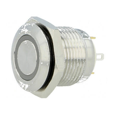Comutator anti-vandalism SPST-NO 2A/36VDC IP65 verde | Electronic-mag.ro | Componente Electronice