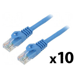 Cabluri Patch U/UTP 5e CCA PVC Albastru 2m 26AWG | Electronic-mag.ro | Componente Electronice