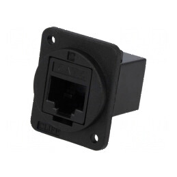 Adaptor FT Cat 6 RJ45 8p8c Soclu Dual | Electronic-mag.ro | Componente Electronice
