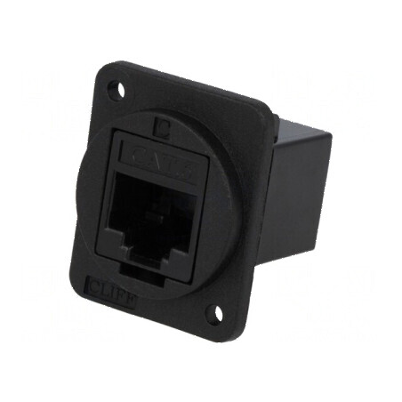 Adaptor FT Cat 6 RJ45 8p8c Soclu Dual | Electronic-mag.ro | Componente Electronice