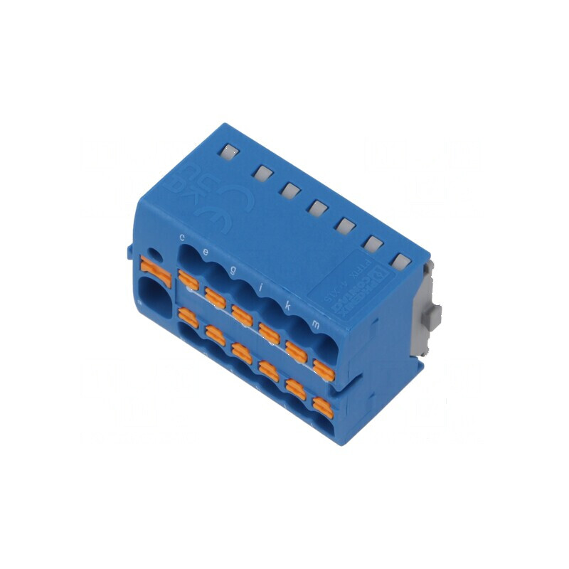 Bloc de distribuție 1,5mm² - 4mm² PTFIX pentru îmbinare termică | Electronic-mag.ro | Componente Electronice
