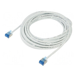 Cabluri Patch U/FTP 6a 7,5m LSZH Alb 32AWG | Electronic-mag.ro | Componente Electronice