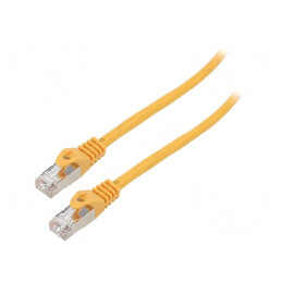 Patch cord F/UTP 6 litat CCA PVC galben 20m 26AWG | Electronic-mag.ro | Componente Electronice