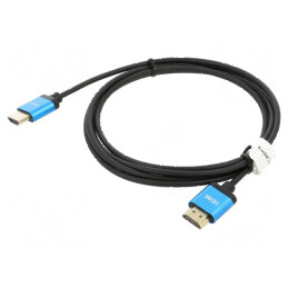Cablu HDMI 2.0 Slim PVC 1.8m cu Mufe din Ambele Părți | Electronic-mag.ro | Componente Electronice