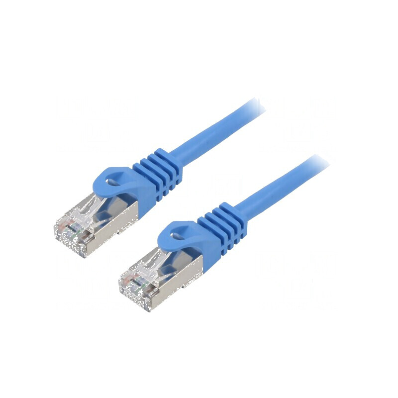 Patch cord F/UTP 6 litat CCA PVC albastru 20m 26AWG | Electronic-mag.ro | Componente Electronice Patch cord F/UTP 6 litat CCA PVC albastru 20m 26AWG | Electronic-mag.ro | Componente Electronice