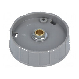 Buton rotativ negru ABS Ø50x15,5mm pentru montaj Ø6mm | Electronic-mag.ro | Componente Electronice
