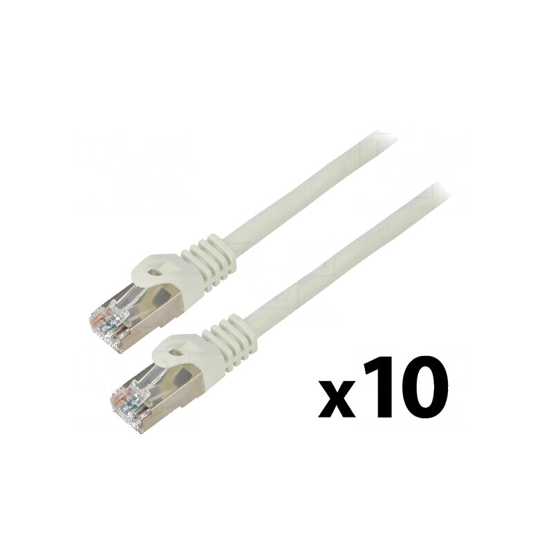 Patch cord F/UTP 6 litat CCA PVC gri 0,25m 26AWG | Electronic-mag.ro | Componente Electronice Patch cord F/UTP 6 litat CCA PVC gri 0,25m 26AWG | Electronic-mag.ro | Componente Electronice