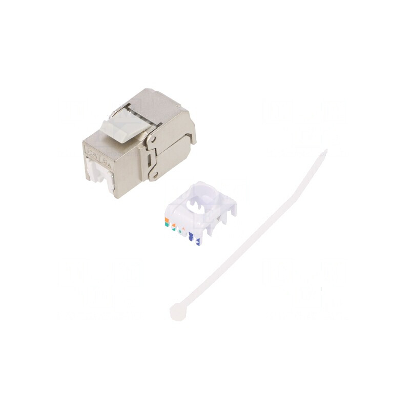 Conector RJ45 soclu 8 PIN Cat 6a ecranat Keystone PoE IDC | Electronic-mag.ro | Componente Electronice Conector RJ45 soclu 8 PIN Cat 6a ecranat Keystone PoE IDC | Electronic-mag.ro | Componente Electronice