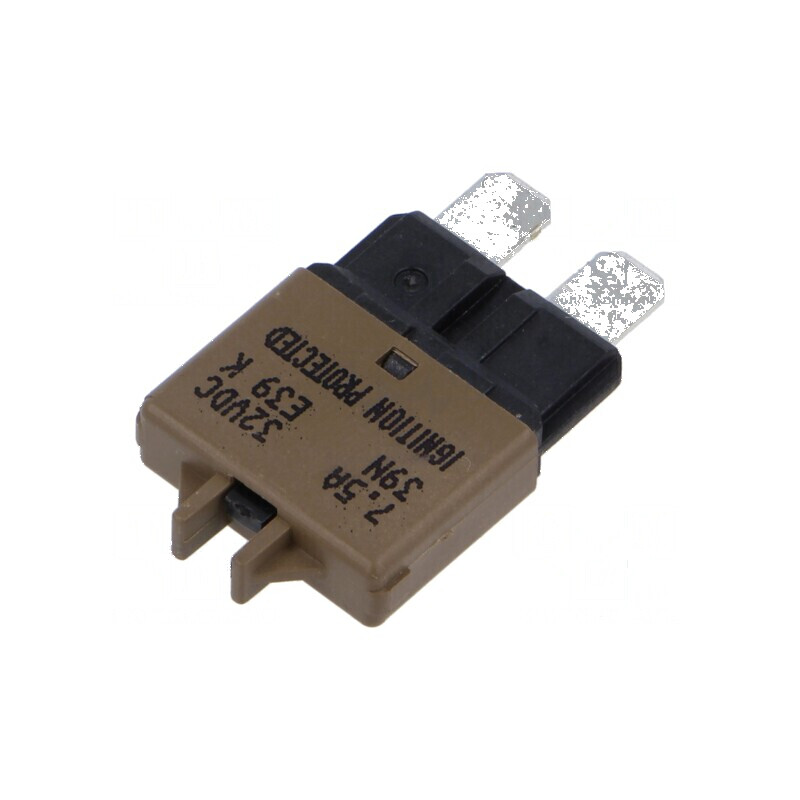 Siguranţă termică 7,5A 32VDC auto 19,75mm E39 | Electronic-mag.ro | Componente Electronice Siguranţă termică 7,5A 32VDC auto 19,75mm E39 | Electronic-mag.ro | Componente Electronice