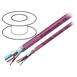 Cablu hibrid violet pentru transmitere date -40÷80°C | Electronic-mag.ro | Componente Electronice
