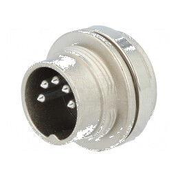 Conector M16 soclu tată lipire 5 pini 5A 100V IP40 0,5mm2 | Electronic-mag.ro | Componente Electronice