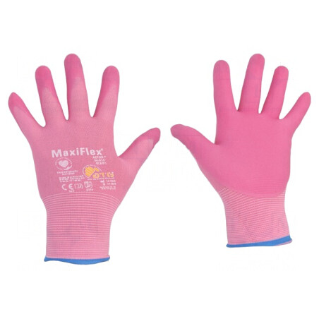 Mănuşi de protecţie MaxiFlex® Active™ Roz Dimensiune 6 | Electronic-mag.ro | Componente Electronice