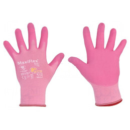 Mănuşi de protecţie MaxiFlex® Active™, Dimensiune 7, Roz | Electronic-mag.ro | Componente Electronice